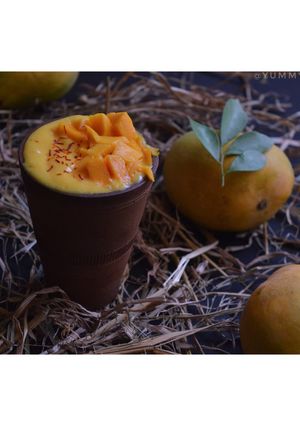 A picture of Easy peasy mango smoothie.