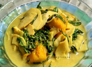 Foto resep Sayur Santan Rebung dan Kelakai
