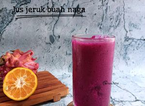 Foto resep Jus jeruk buah naga