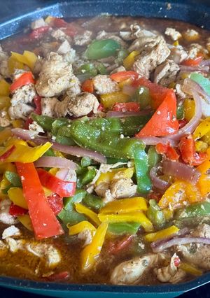 A picture of Chicken Fajitas (Juicy & Authentic).