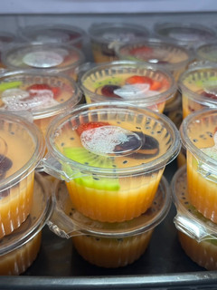 Foto resep Puding susu aneka buah