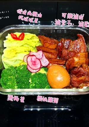 可樂滷肉便當 的食譜成品照片