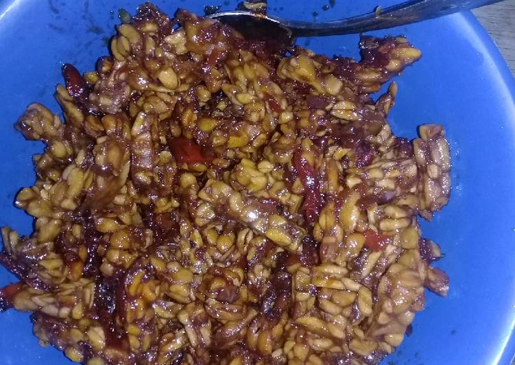 Tempe gula merah