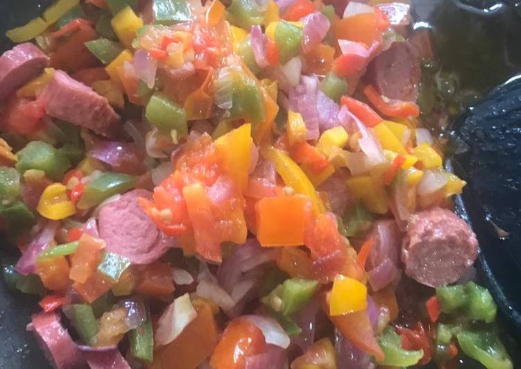 Steps to Make Great Sausage Stirfry | This is Recipe So Trending You Must Try Now !!