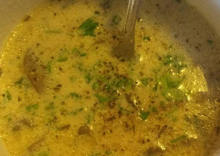 Steps to Prepare Quick Scain&#39;s Cream of Mushroom and Leek Soup