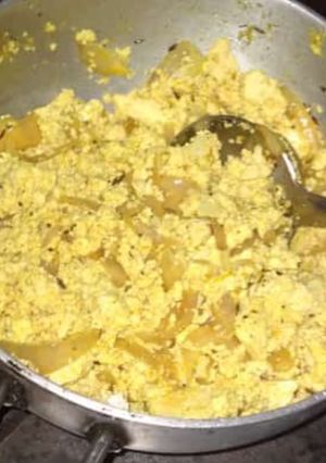 A picture of Paneer bhurji.