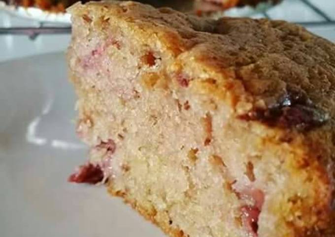 Strawberry banana bread