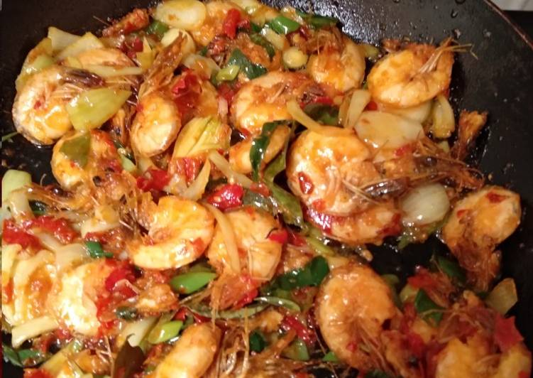 Resep Balado udang simpel bangetttt yang Sempurna