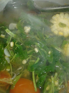 Foto resep Sayur bening bayam jagung gaes