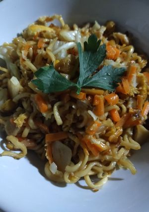 Foto resep Mie telur goreng simple