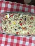 Timbal de atún y arroz