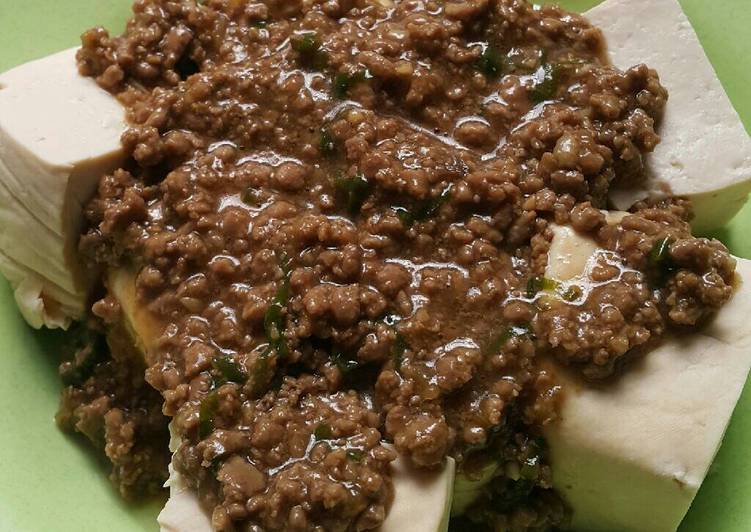 Tahu Kukus Siram Daging