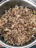 Arroz integral com lentilhas