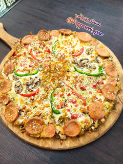 عکسی از دستور 🍕 پیتزای مرغ 🍕