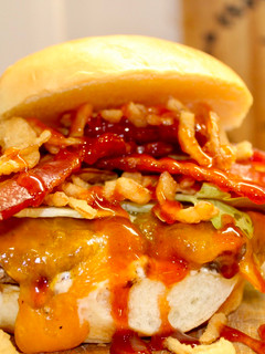 A picture of BBQ Bacon Smash Burger.