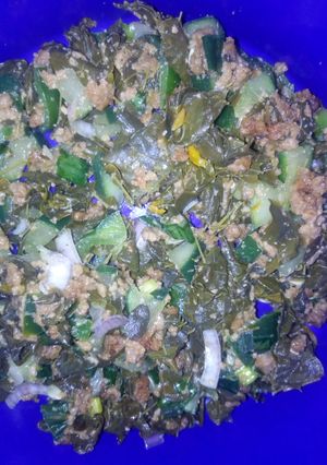 A picture of (Moringa salad) Kwadon zogale.