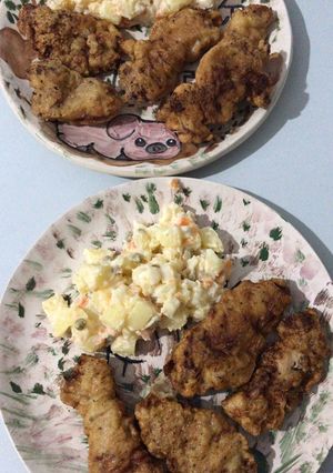 Una foto de Marineras de pollo