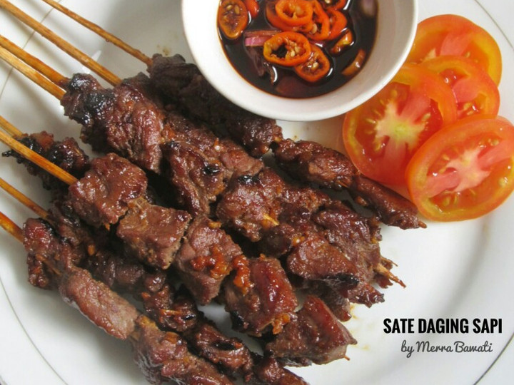 Anti Ribet, Membuat Sate Daging Sapi Praktis Praktis