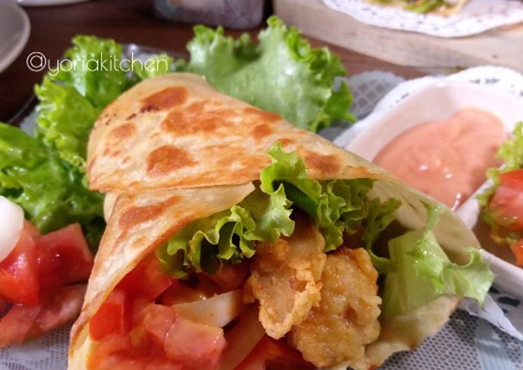 Cara Bikin Tortilla Chicken Karaage, Bikin Ngiler