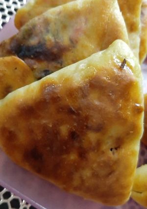 صورة لوصفة معجنات زعتر اخضر وسبانخ