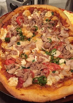 صورة لوصفة بيتزا 🍕🍕