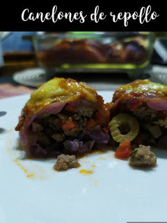Una foto de Canelones de repollo