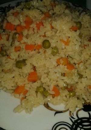 صورة لوصفة رز بالبسله والجزر