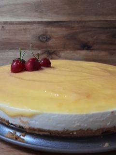 Foto de Cheesecake de Iogurte e Lemon Curd