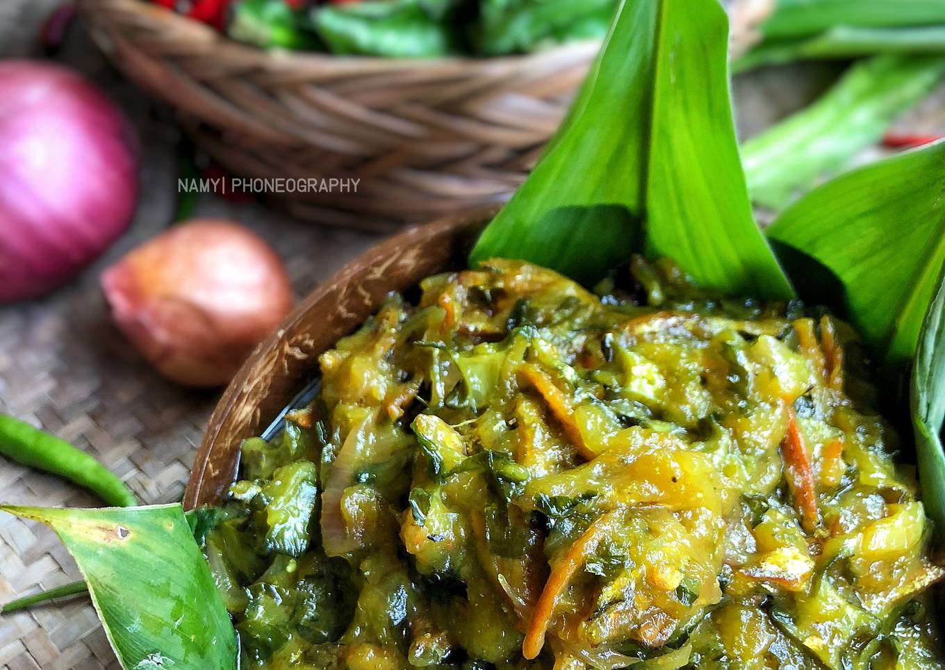 Sambal tempoyak kacang botor