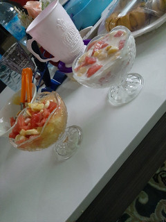 A picture of Fruits salad.