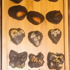A picture of Assorted dryfruits chocolates.