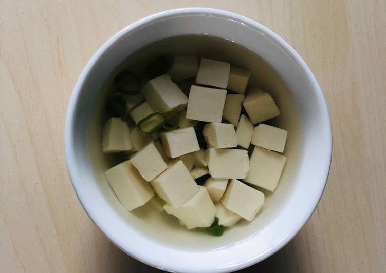 Clear soup ala hokben