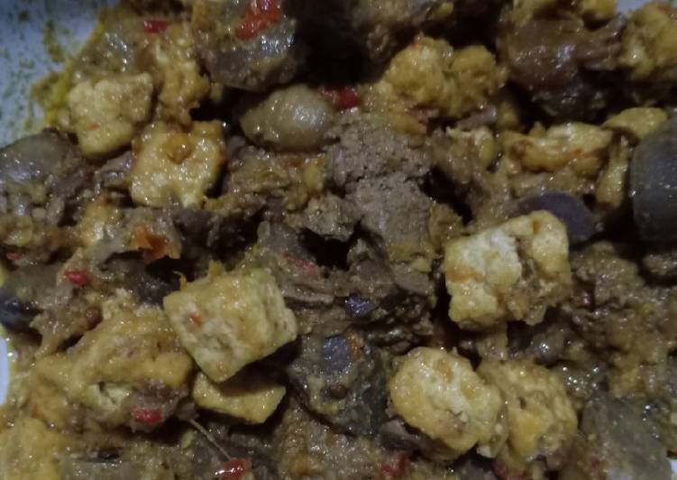 Cara Menyiapkan Ati Ampela Tahu Bumbu Kuning Anti Gagal