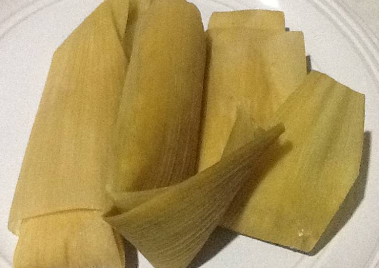 Tamales de elote