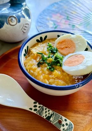Foto resep Bubur Ayam Labu Kuning