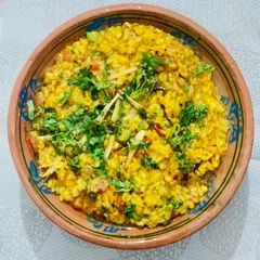 A picture of Dhaba style Mash daal.
