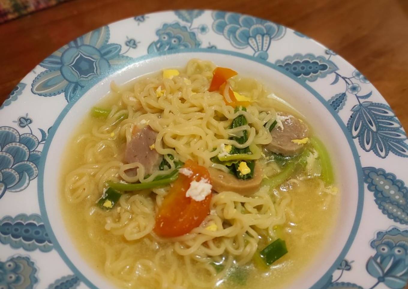 313. Mie Rebus Bakso Sayur