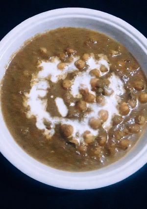 पालक छोले रेसिपी मुख्य फोटो