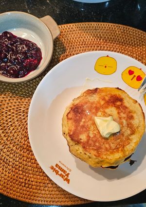 รูปของ Pancake กล้วย (ไม่มีนม)