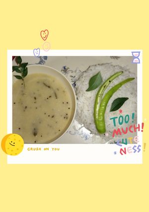गुजराती कढ़ी चावल (Gujarat kadhi chawal recipe in Hindi) रेसिपी मुख्य फोटो