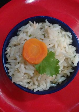 Una foto de Arroz al cilantro