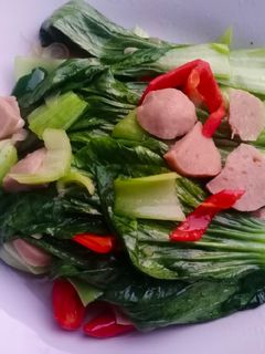Foto resep Tumis Pakcoy Bakso