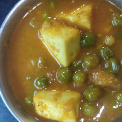 Matar Paneer A picture of Matar Paneer.