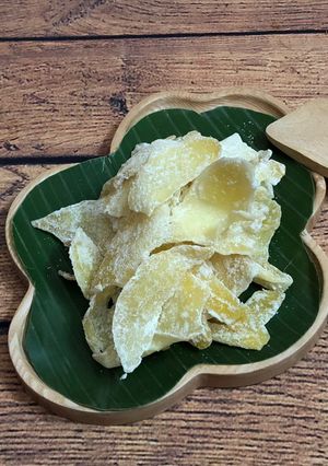 Hình của món Mứt gừng.