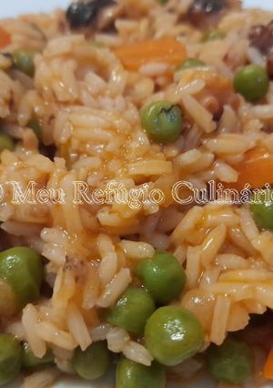 Foto de ♥ Arroz de Pota com Ervilhas e Cenoura - FussionCook - FC7Smart ♥
