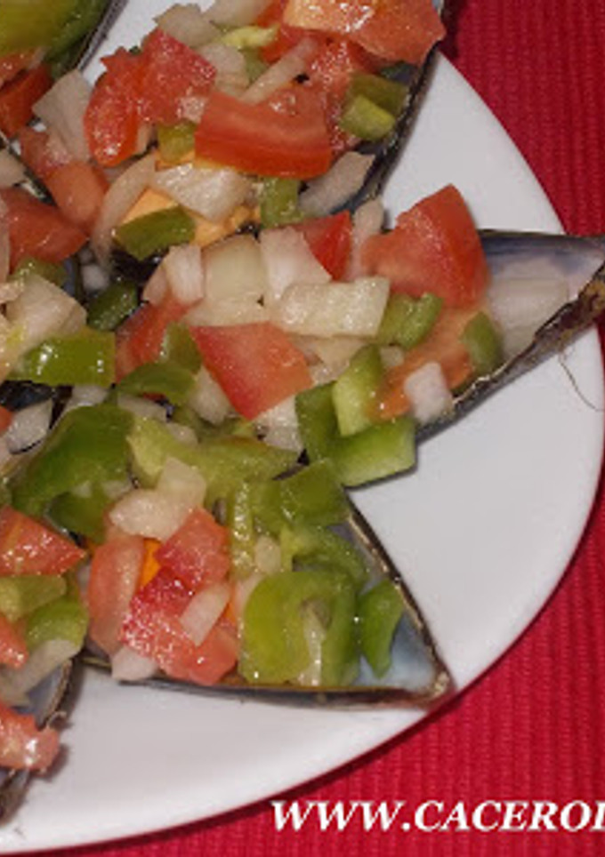 Una foto de Mejillones a la vinagreta