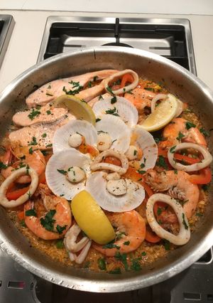 รูปของ ปาเอญ่าซีฟู้ด ข้าวอบสเปน (Paella)