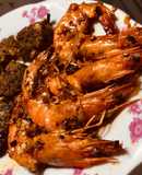 Tôm nướng sa tế