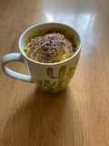 Mug Cake de Chocolate Blanco