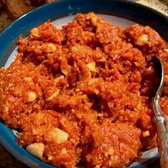 A picture of Gajar ka halwa.